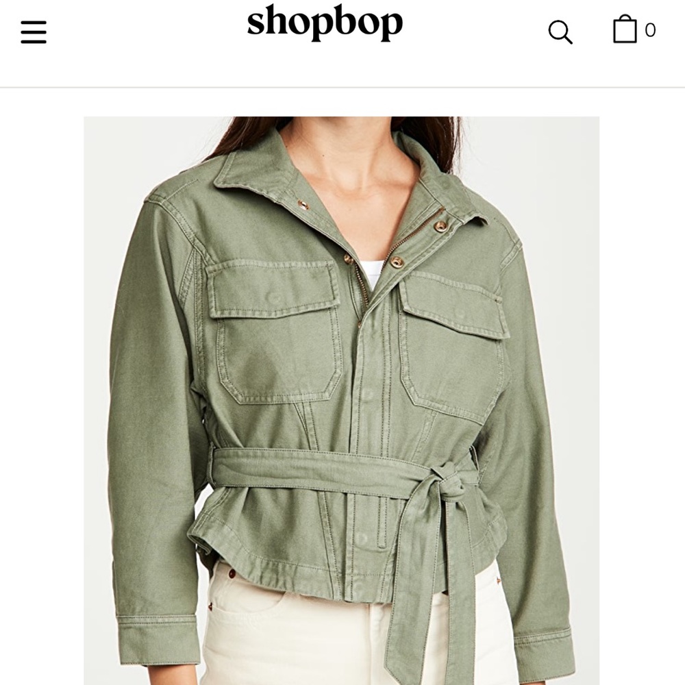 Frame
Twisted Shirt Jacket